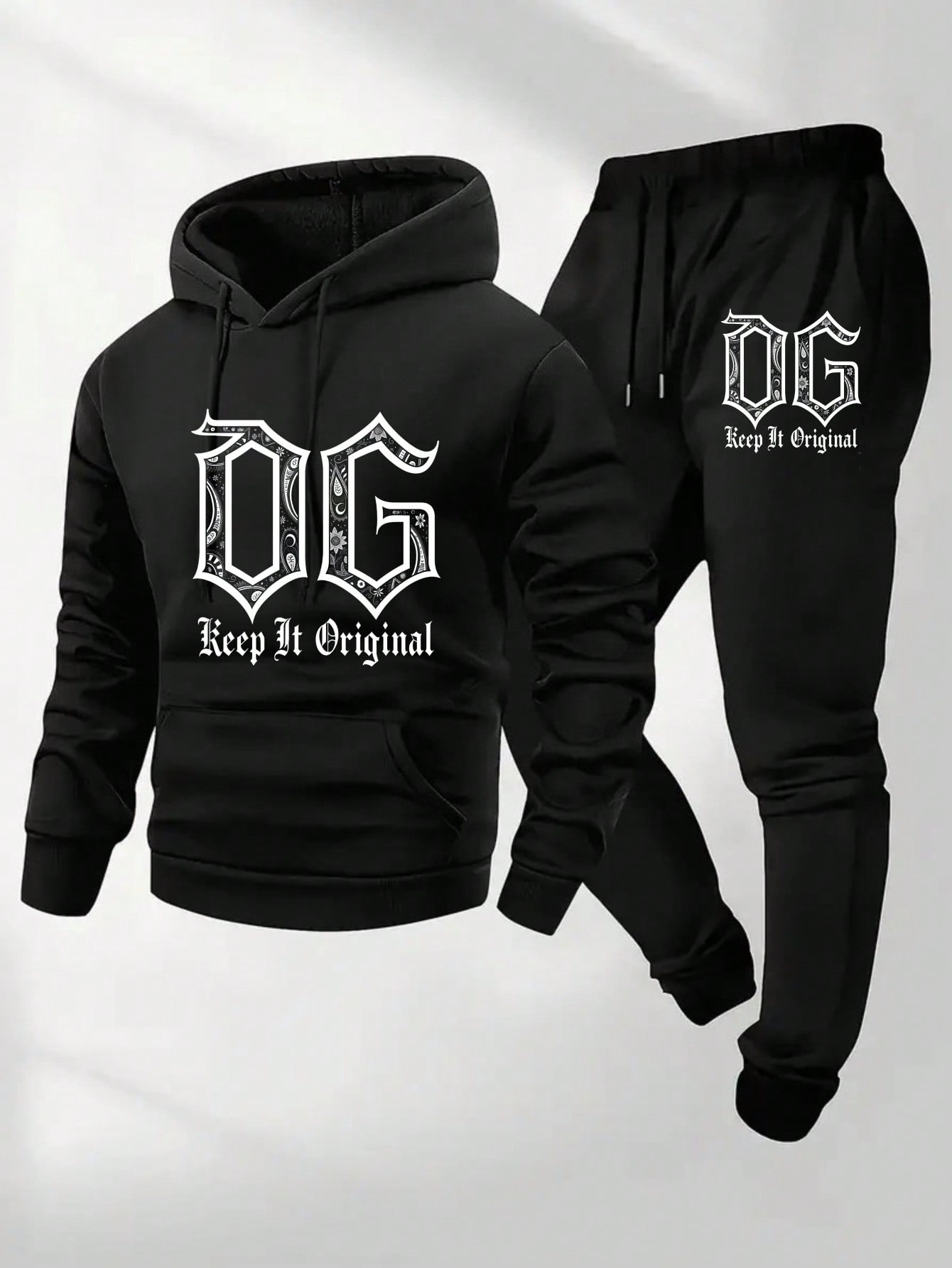 Outdoor Sport Hoodie - OG Print Męski 2-częściowy zestaw sportowy: