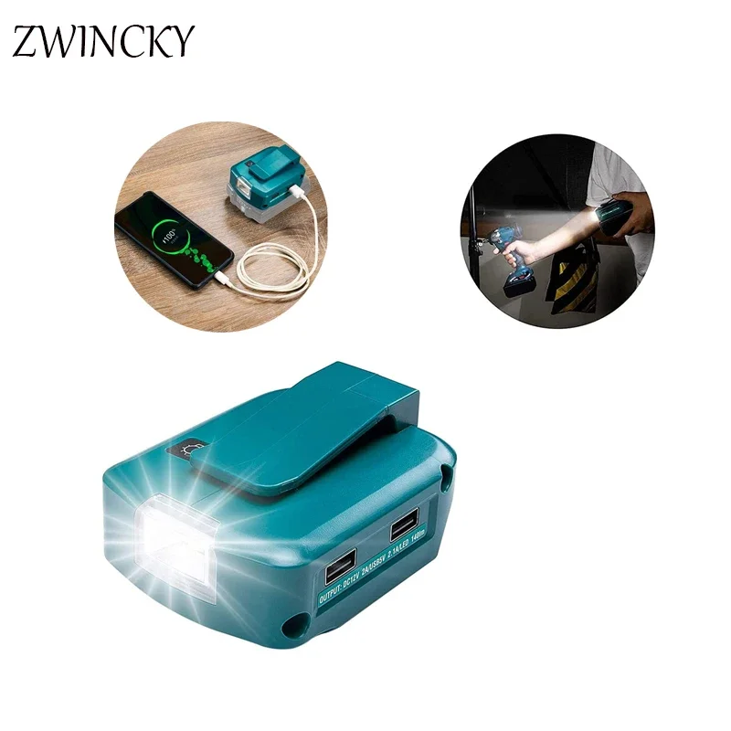 Outdoor Spotlight - ZWINCKY 14.4V/18V akumulator lew podwójny Port