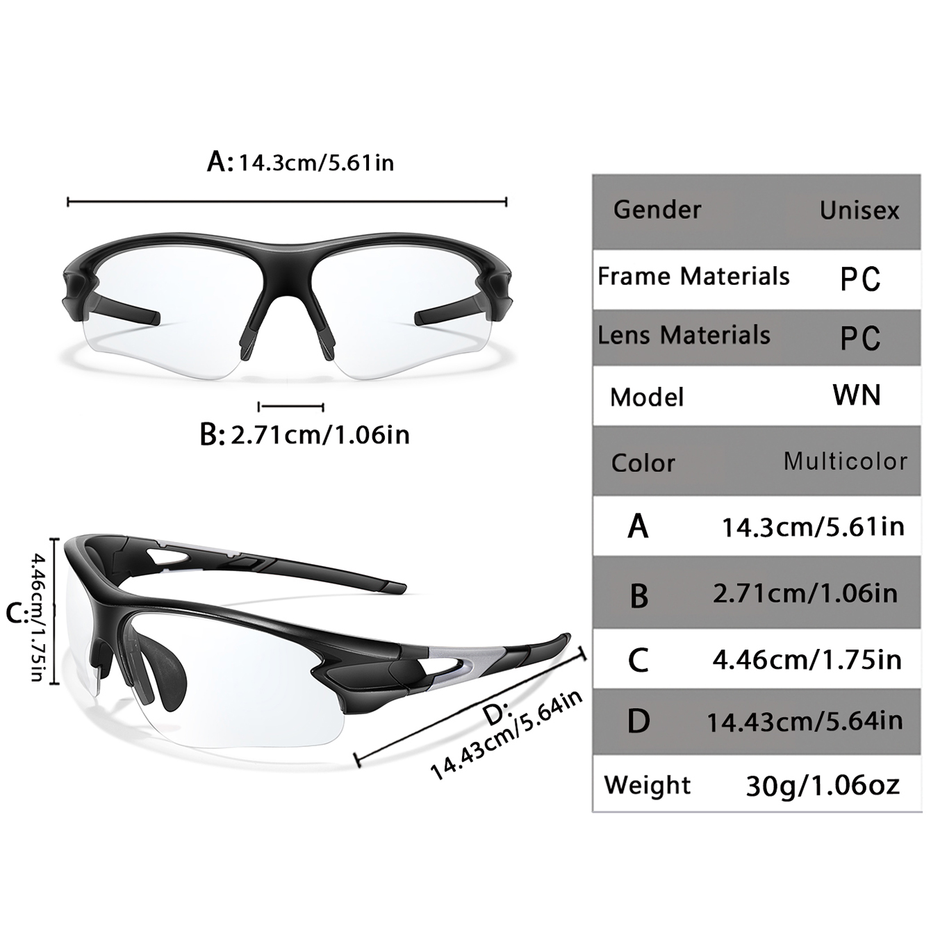 Okulary przeciwsłoneczne fotoc – Outdoor Sport Glasses recenzja i cena