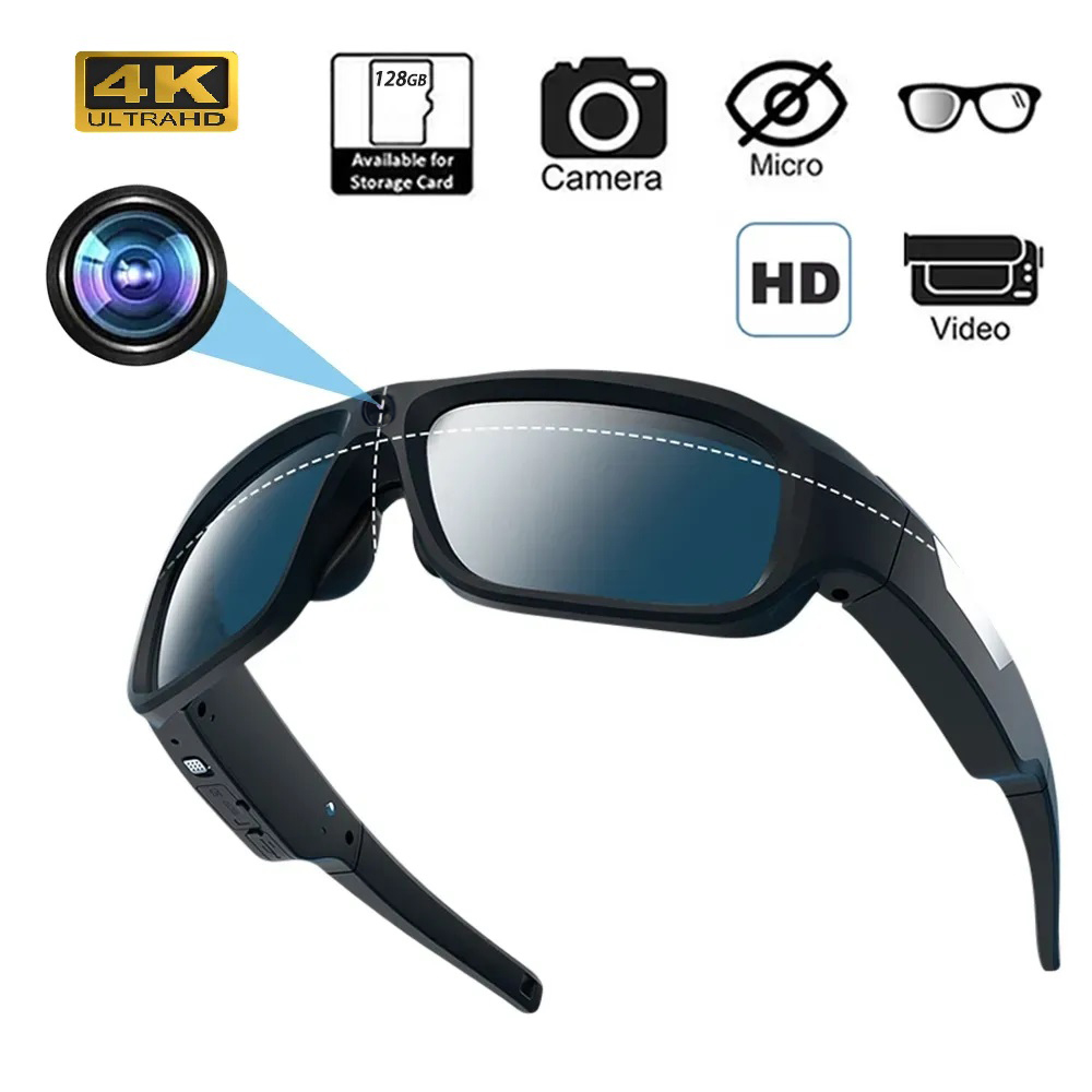 Okulary Smart Glasses 4K HD z  – Outdoor Sport Glasses recenzja i cena