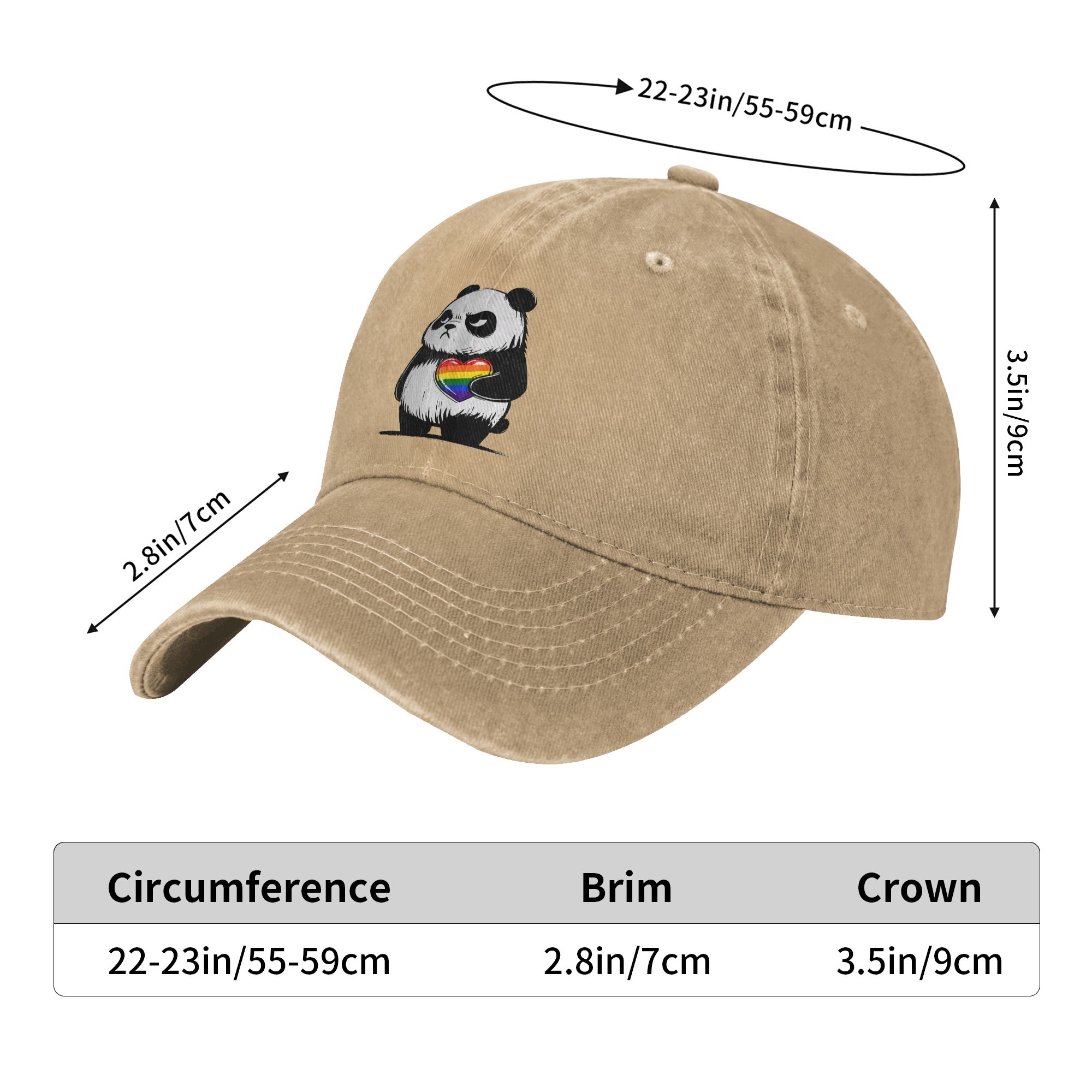 Zła Panda Miesiąc Dumy LGBTQ C – Outdoor Sport Hat Classic recenzja i cena