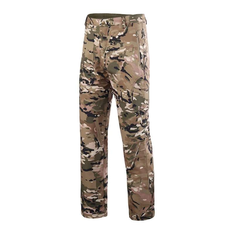 Camo Hunting Shark Skin Softsh – Outdoor Sport Waterproof Pants recenzja i cena