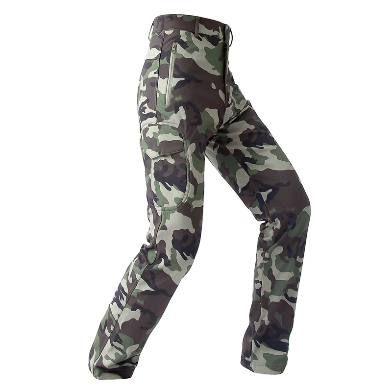 Camo Hunting Shark Skin Softsh – Outdoor Sport Waterproof Pants recenzja i cena