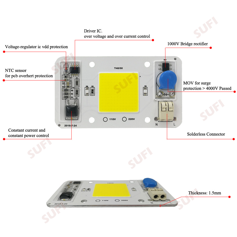 Inteligentny IC 20W 30W 50W ci – Outdoor Spotlight recenzja i cena
