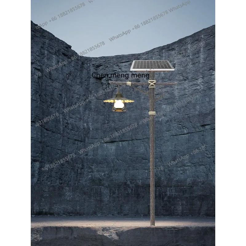 Solarna lampa retro do parku,  – Outdoor Spotlight recenzja i cena
