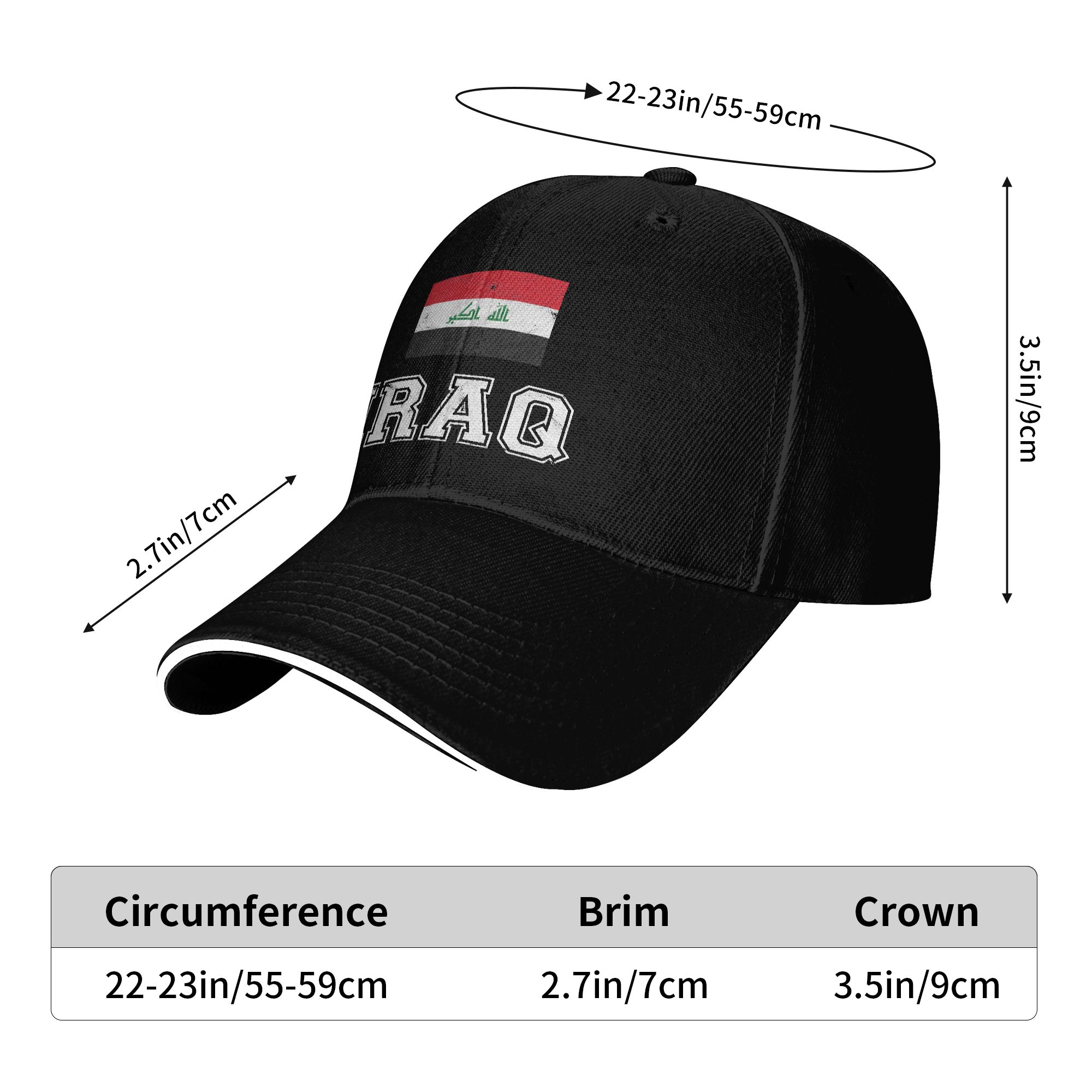 Czapka z daszkiem z flagą Irak – Outdoor Sport Hat Classic recenzja i cena